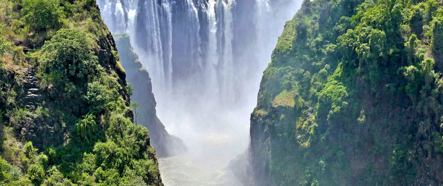 Regenwald an den Victoria Falls Regenwald an den Victoria Falls