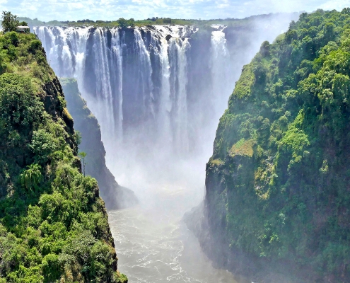 Regenwald an den Victoria Falls Regenwald an den Victoria Falls