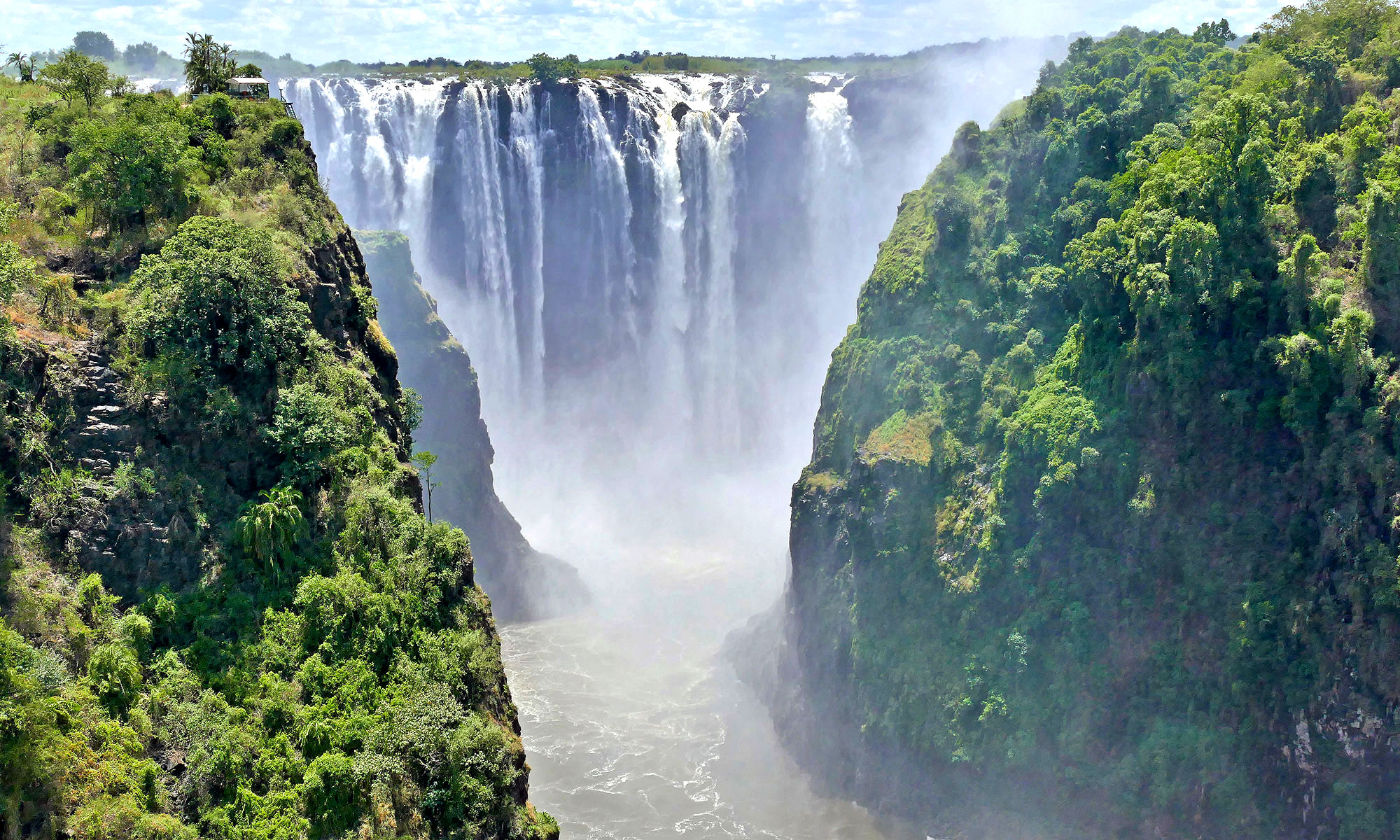 Regenwald an den Victoria Falls Regenwald an den Victoria Falls