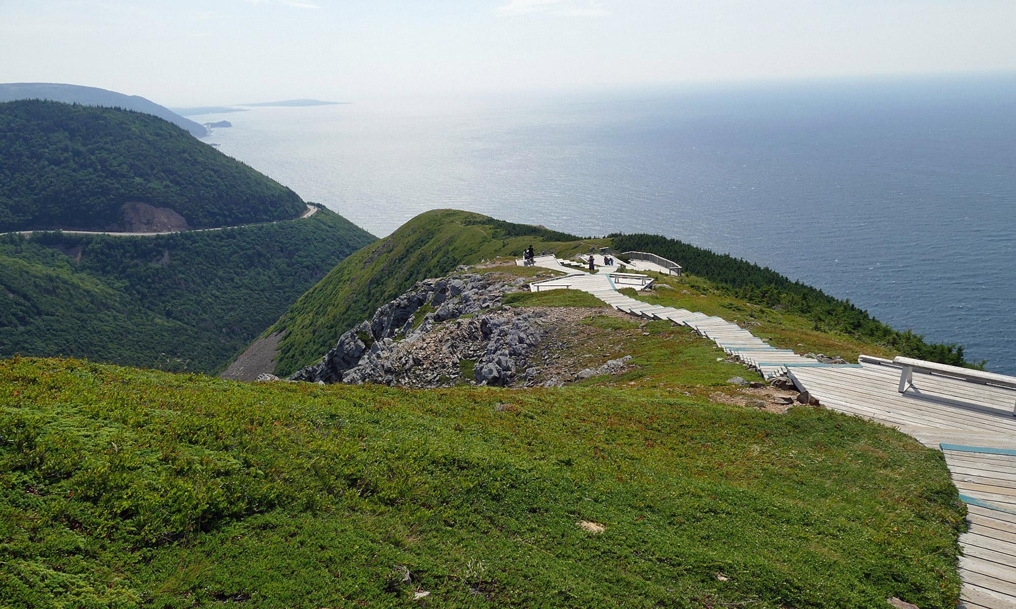 Skyline in den Cape Breton Highlands