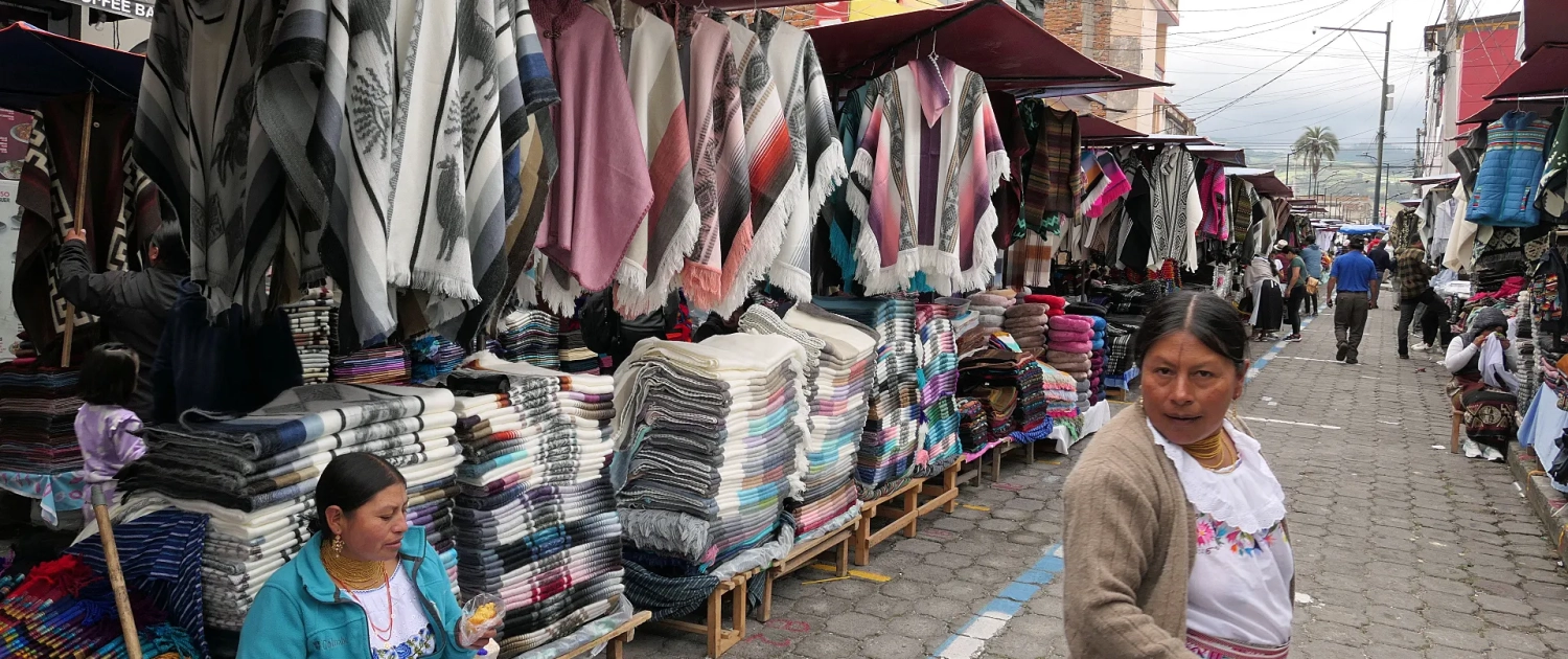 Handwerksmarkt in Otavalo