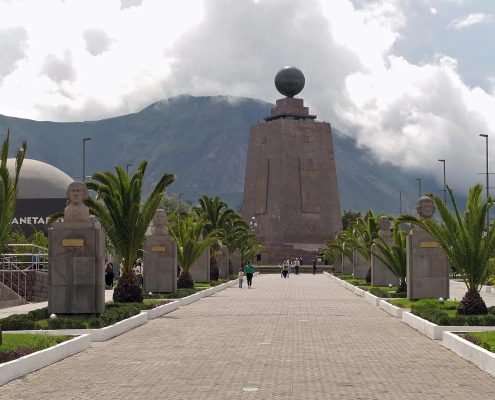 Äquatorlinie bei Mitad del Mundo