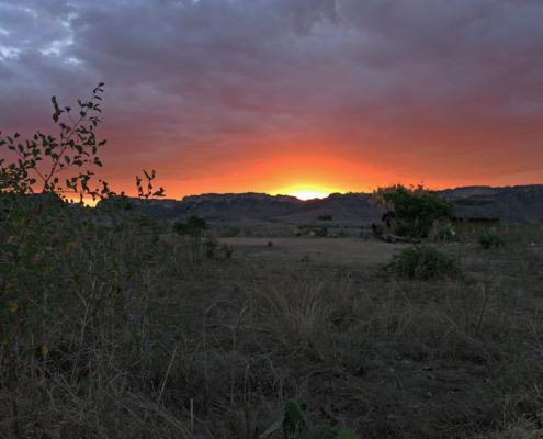 Sonnenuntergang bei Ranohira Sonnenuntergang bei Ranohira