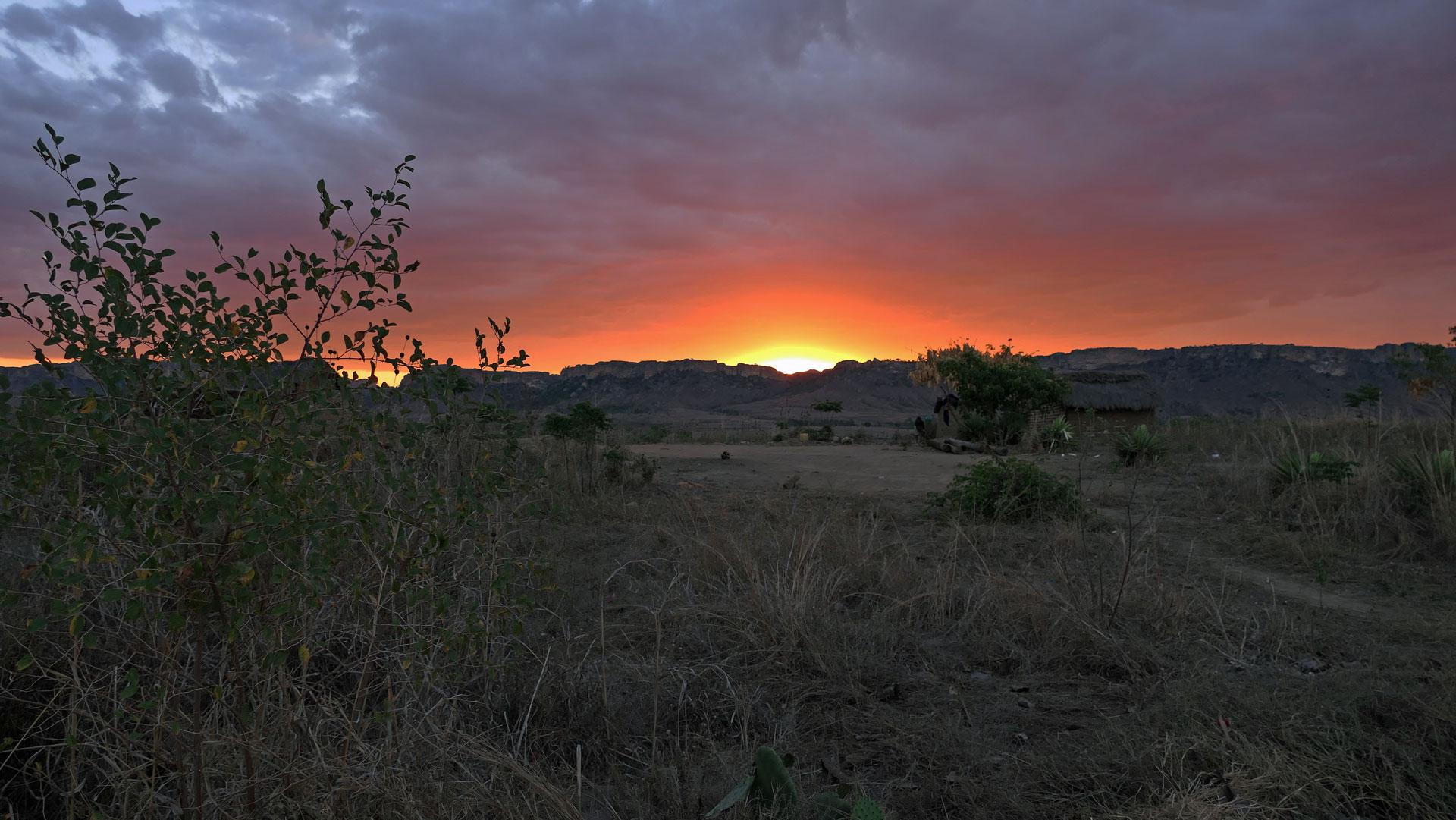 Sonnenuntergang bei Ranohira Sonnenuntergang bei Ranohira